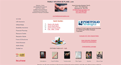 Desktop Screenshot of familyinsuranceplans.com